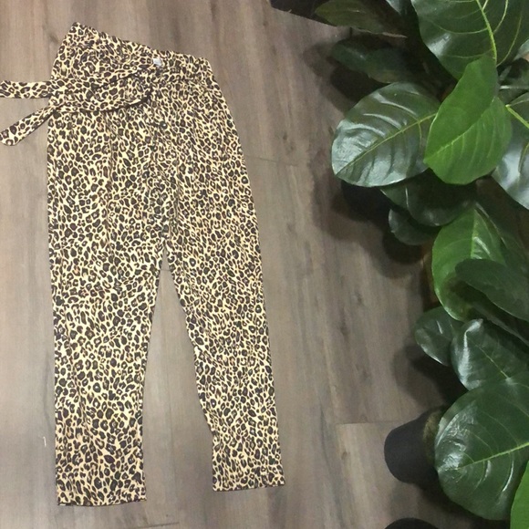 Leopard Print Pants - Picture 2 of 2